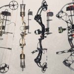 a collection of compound bows