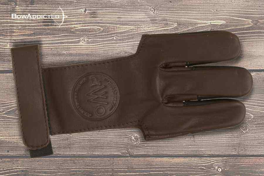 starlingukpkltd Quality Genuine Leather Traditional Archery Gloves Full Tip Shooting Gloves. 