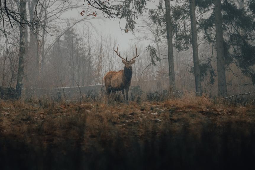 deer in fog sighting