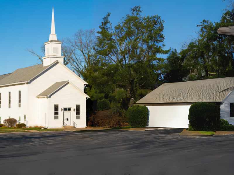a church 
